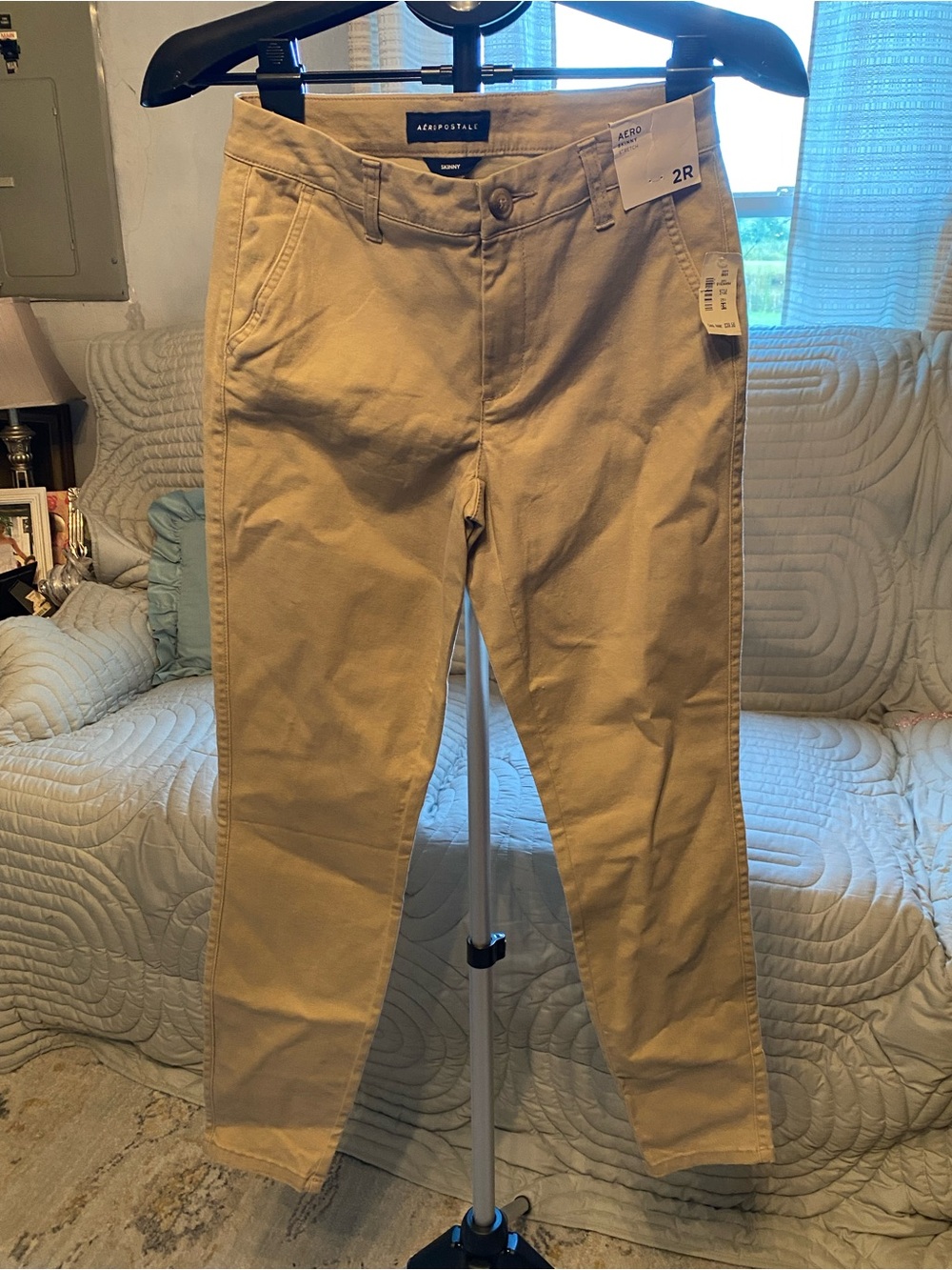 Aeropostale Women Khaki Chino Pants - Light Tan